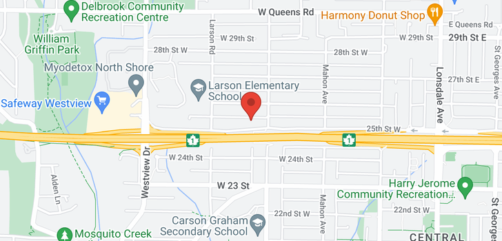 map of 416 W 25TH STREET